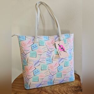 Betsey Johnson Pastel Message Purse